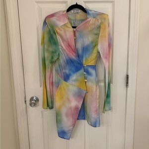 The Attico Pastel Gradient Dress